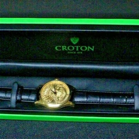 croton usa 20 gold coin replica watch|Men’s Croton $20 Gold Coin Replica Wrist Watch .